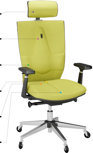 Эргономичное кресло KULIK SYSTEM Space Cosmic Grey