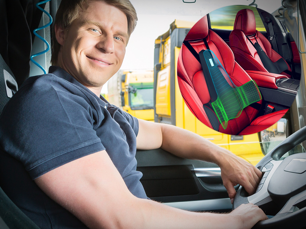 Фото накидки Driver Help на автомобільне крісло