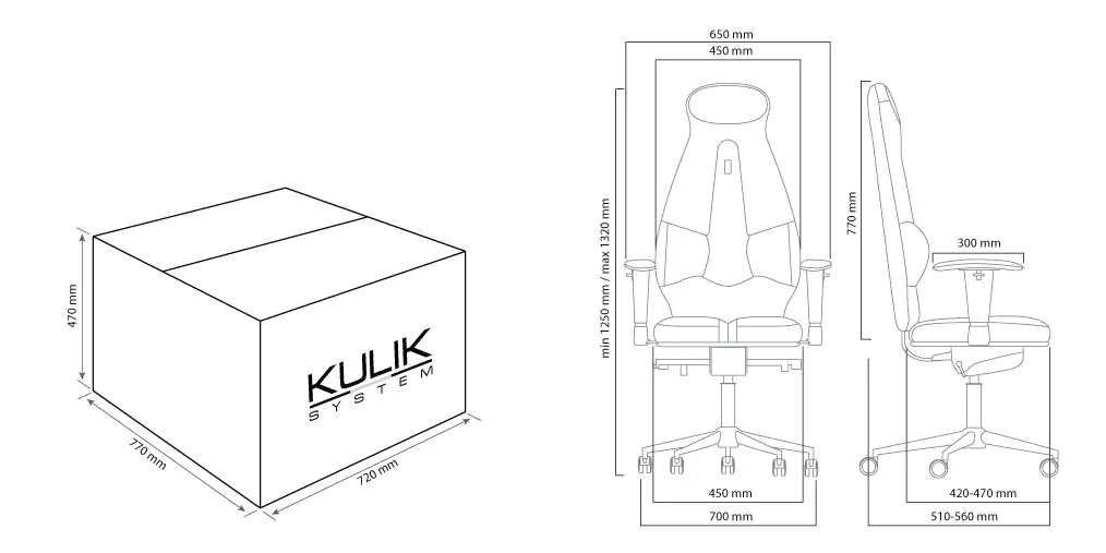 Эргономичное кресло KULIK SYSTEM Galaxy Yellow