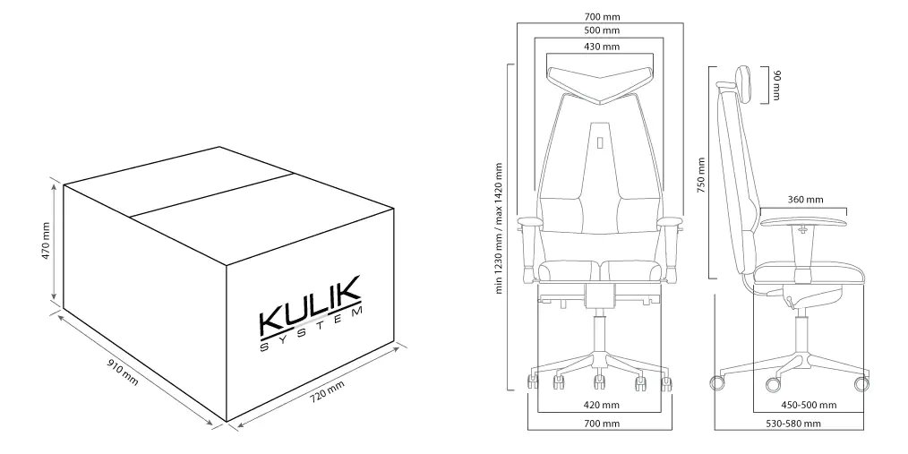 Ергономічне крісло KULIK SYSTEM Jet Sand