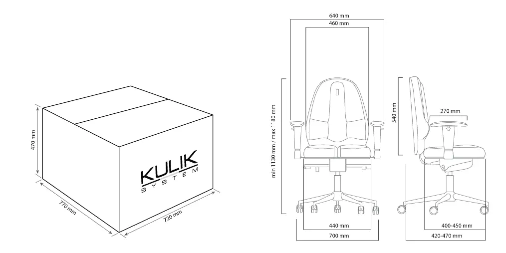 Эргономичное кресло KULIK SYSTEM Classic Sand