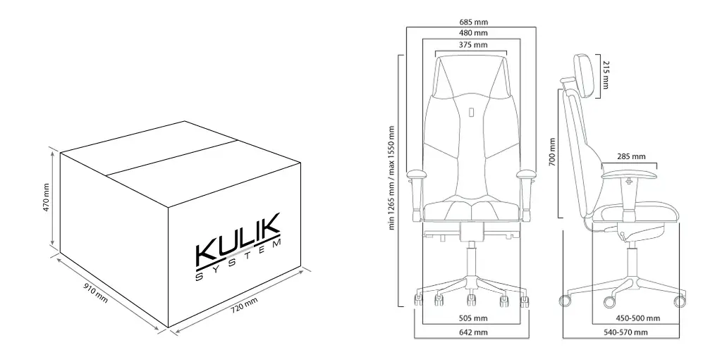 Эргономичное кресло KULIK SYSTEM Military Multicam